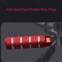 China Bike BMX Pegs Aluminum Alloy Anti Skid Lead Foot For Mountain Cycling Rear Stunt Fit 3/8 Inch Axles factory