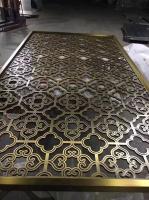 China Aluminum Carved Perforated Metal Screen Decorative Exterior Metal Wall Panel Room Partition factory