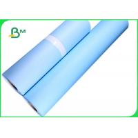 China 80gsm Blue CAD Drawing Paper For Wide Format Inkjet Printer 24 x 150ft factory