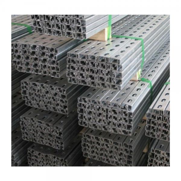 Quality 3 Inch Mild Carbon Steel C Channel Slotted Hot Dip Galvanized Strut Perforated Metal for sale