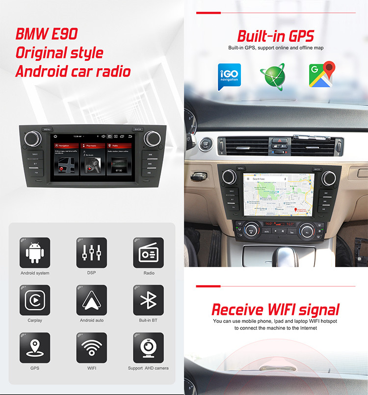 Octa Core OEM Car Radio Stereo 4G DSP With Cooling Fan 360 Bird View