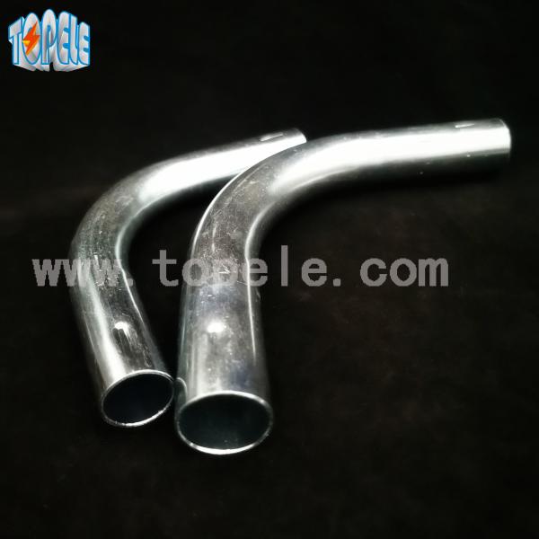 Quality BS Standard BS4568 Conduit Galvanized 90 Radius Elbow With Concave Point for sale