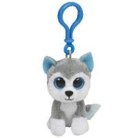 China Husky Dog Stuffed Animal Plush Toy Keychain , Grey / White / Rice white factory