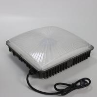 China IP65 Square LED Canopy Lights , Ceiling Led Parking Garage Lights DLC Certified factory
