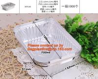 China food container aluminum foil baking tray,lubricated foil containers aluminium foil tray manufacture for lunch food packi factory