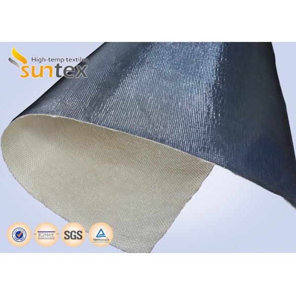 Quality 14 microns Aluminum Foil Fiberglass Cloth Fire Insulation Blanket Glass Fiber Fabric for sale