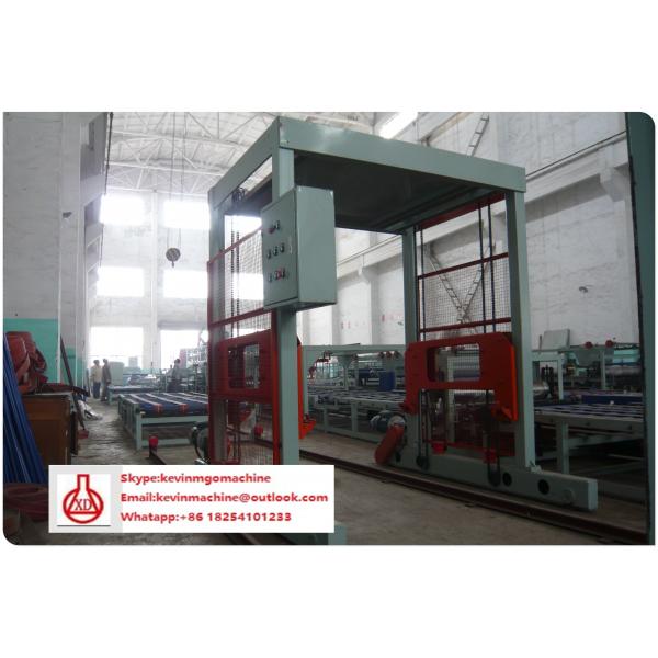 Quality Steel Structure Sandwich Panel Machine for Mgo / Mgcl / Fiber Glass Mesh Raw Material for sale