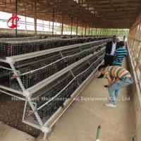 Quality A Type 3 Tiers Layer Chicken Battery Cages 120 Birds 450cm2 Star for sale