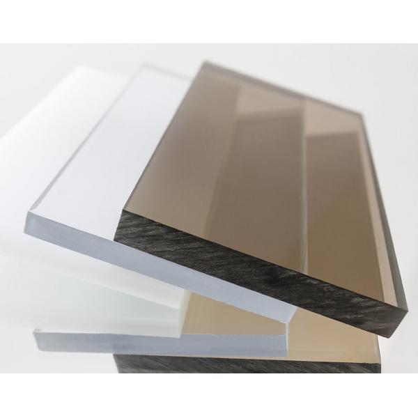 Quality PC Polycarbonate Solid Sheet UV Coating Fire Resistant 0.8mm-20mm Roofing Sheet for sale