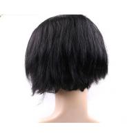 Quality Elegant Brazilian Short Full Lace Wigs Human Hair For Laides , 1B Natural Color for sale