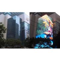 China P2.8 Transparent Glass LED Screen Customized Indoor Outdoor For Shopping Mall for sale