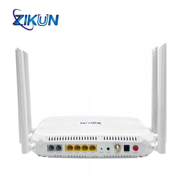 Quality 4GE 2POTS XPON ONU CATV SC / APC Connector Six Antenna With RF AC WIFI for sale
