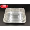 China Rectangle 3600ml Volume Disposable Aluminum Foil Trays factory