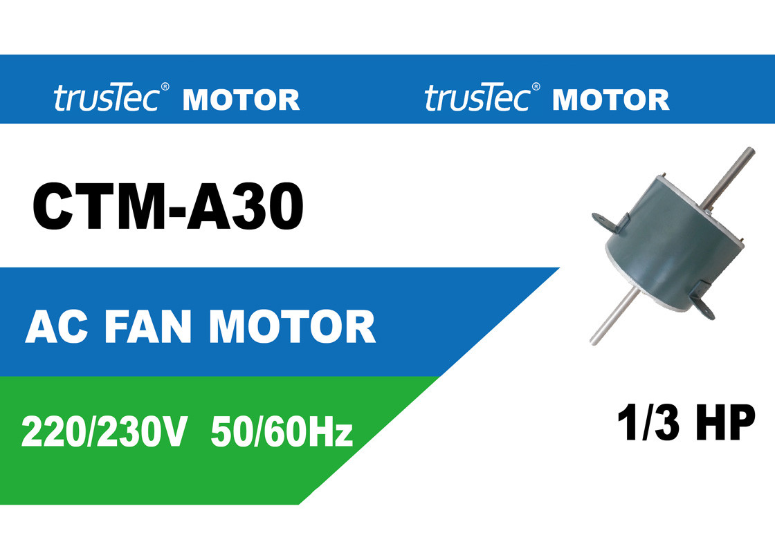 China 1/3HP Aluminium Wire Universal Window AC Fan Motor CTM-A30 F48U02A30 for sale