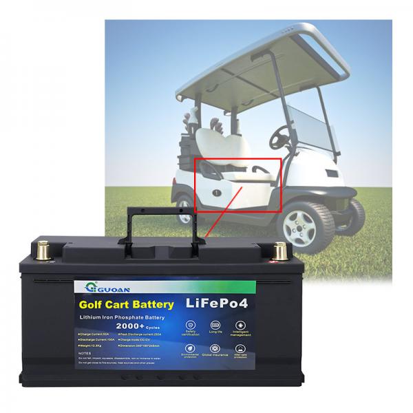 Quality Custom Lifepo4 Golf Cart Battery 36V 48V 60V 72V 96V Battery Pack for sale