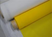 China Silk Screen Polyester Printing Mesh , Tensile Bolting Cloth Square Hole Shape factory