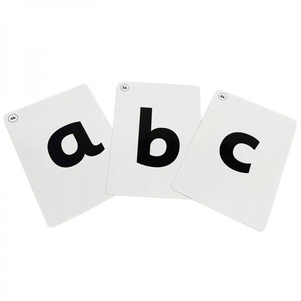 Quality Black And White Super Simple Alphabet Flashcards 57*87mm for sale