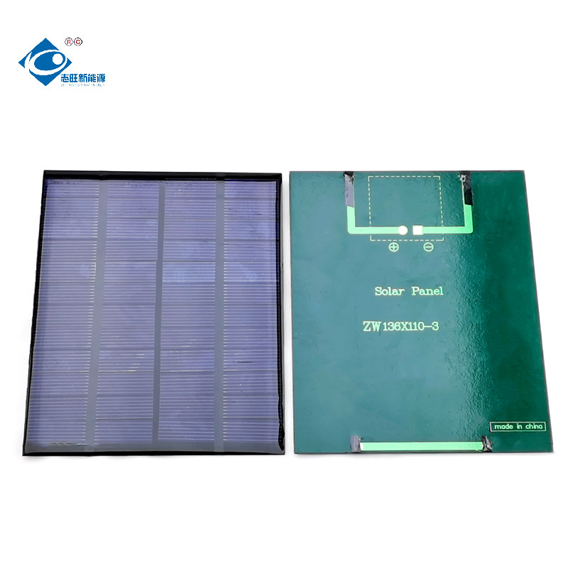 China 12V Poly Mini Epoxy Solar Panel 2W Customized Solar Panels Charger ZW-136110-12V factory
