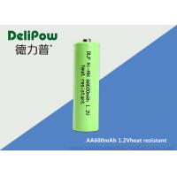 China 3 Years Cycle Life AA NIMH Rechargeable Battery 600mAh For Flashlight for sale