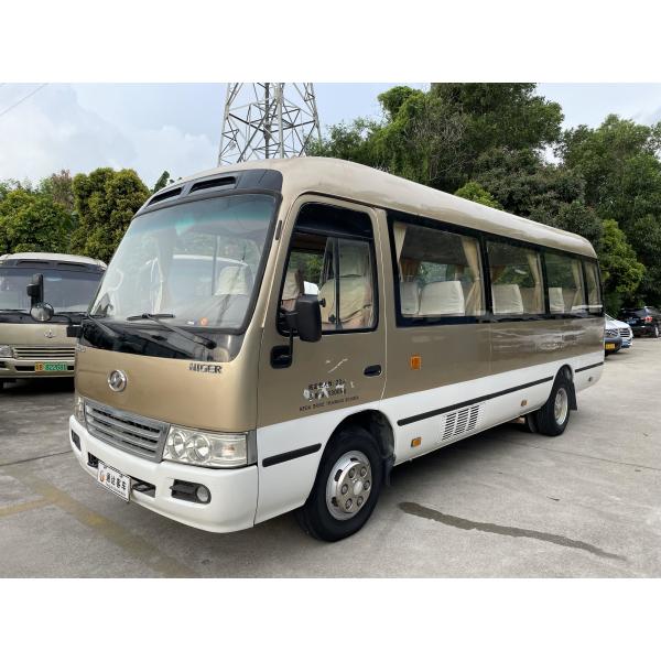 Quality King Long Second Hand Mini Bus 23 Seats Coaster Model Left Hand Drive for sale