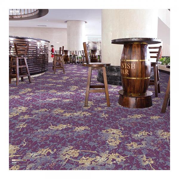 Quality 100% Polypropylene Wilton Woven Carpet For Hotel With Customer Design for sale
