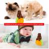 China Christmas Gift Cute Pet Toys , ABS Material Tumbler Cat Toy Funny Sunds Light factory