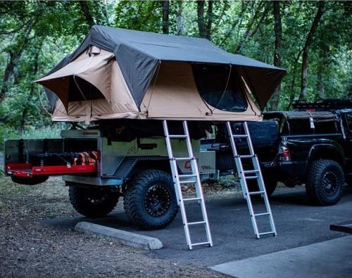 Quality Oxford Automatic Roof Top Tent , Cascadia Pop Up Tent For Roof Rack for sale