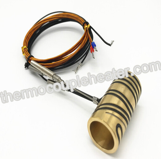 China Hot Runner Electric Brass Pipe Type Of Heating Coil Element For Hot Runner System factory