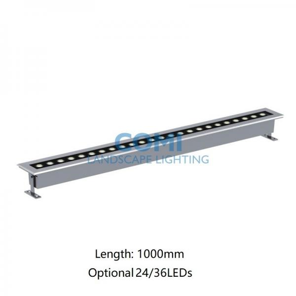 Quality 600mm 1000mm IP68 24VDC LED Linear Underwater Lights Stainless Steel for sale