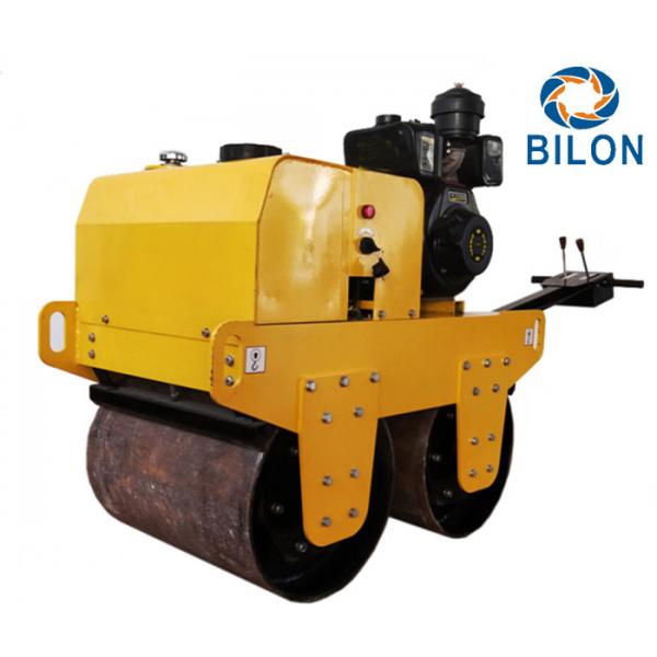 Quality 70HZ 8HP Double Drum Vibratory Road Roller Travel Speed 0-4km/H for sale