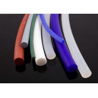Quality Industrial Grade Translucent Silicone Tube Extrusion , Silicone Profile / Cord / for sale