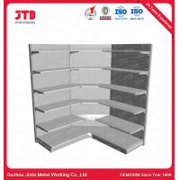 Quality OEM Gray L Shaped Corner Shelf 82in 6 Tier Corner Shelf for sale