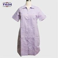 China Casual purple short sleeve blouse supplier casual dresses cheap elegant women dress women's clothing manufacturer for sale factory