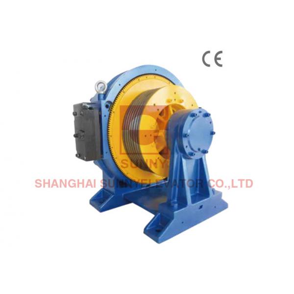 Quality Mechanical Load 1250kg PM Gearless Elevator Machine For Elevator Lift for sale