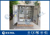 China Two Compartment Outdoor Telecom Cabinet Air Conditioning System Four Access Doors factory