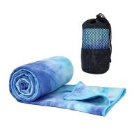 China Tie Dye Microfiber Yoga Mat Cover Towel Yoga Towel For Hot Yoga Outdoor factory