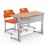 China Steel School Furniture For Children Classroom Furniture Desk And Chair Student Table Cheap Price factory