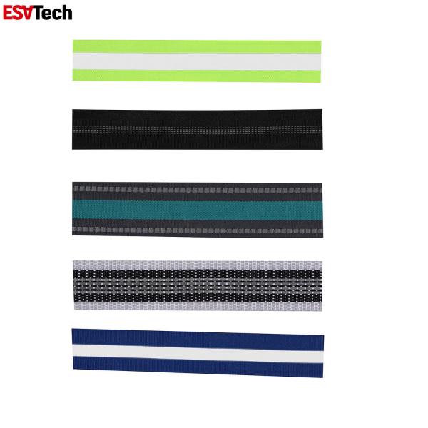 Quality 3 Inch 12 Wide Polyester Reflective Tape 20mm 25mm 30mm Shoes Clothes Reflective Ribbon for sale