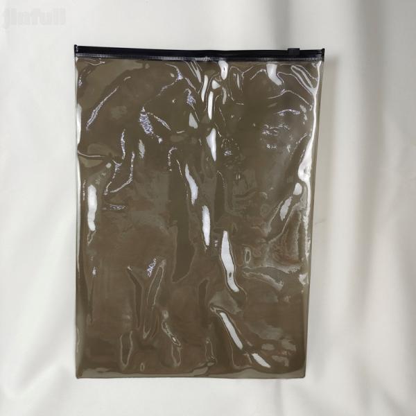 Quality Reusable PVC Pouch With Zipper Regenerative Material For Various Clothes for sale