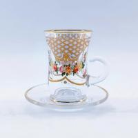 China Traditional Espresso Turkish Tea Cups Saucer Arabic Tea Set Exquisite factory