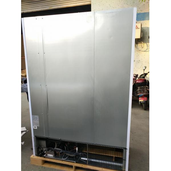 Quality Double Glass Door Commercial Refrigerator , Drink Display Cooler With LED Light for sale