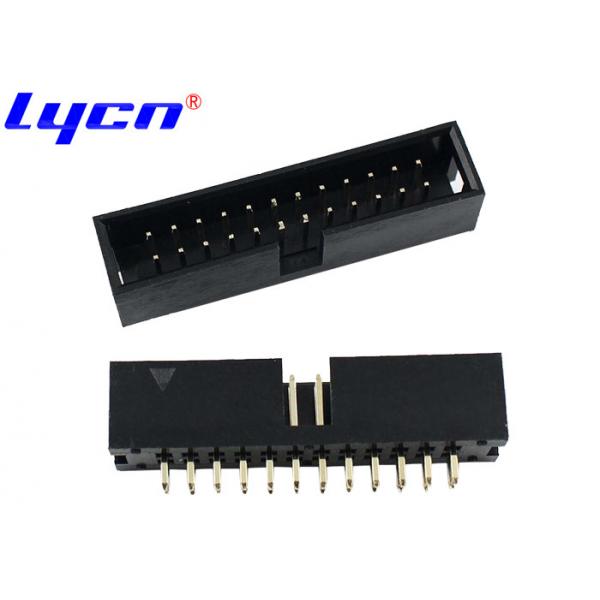Quality IDC 2.0 Mm Pitch Box Header Connector PBT Brass 10P 20mΩ Max 1000V AC/DC for sale