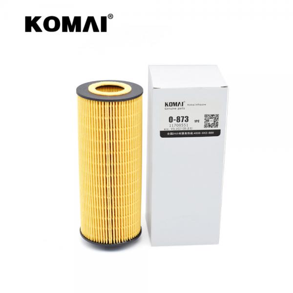Quality Yellow Color Excavator Oil Filter Cartridge Diesel Engine Spare Parts 0001801709 for sale
