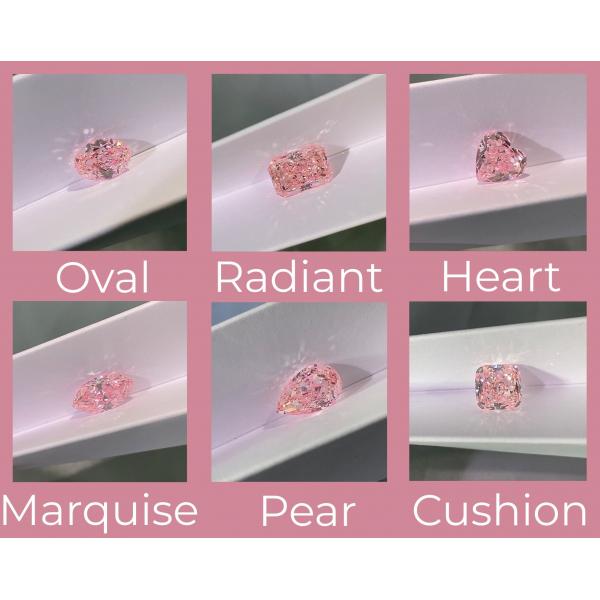 Quality Marquise Cut Laboratory Grown Diamonds Pink 1-1.7ct For Jewelry Decorations for sale
