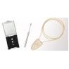 China New Spy Nano Earpiece+ skin colored INDUCTION NECKLOOP for exam cheating factory