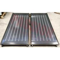 Quality Black Frame Flat Plate Solar Collector For Pool Blue Absorb Solar Heating Water for sale
