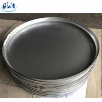China 300mm 2mm Flat Dished Head For Pressure Vessel Sand Blasting factory
