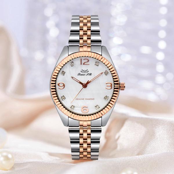 Quality 33.5mm Female 3ATM Waterproof Quartz Movement Wrist Watch for sale