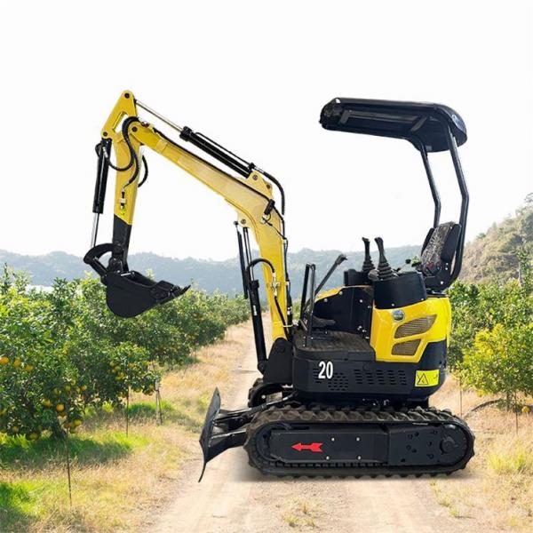 Quality Agricultural Hydraulic Mini Excavator 20KW 2 Ton Mini Digger Equipment for sale