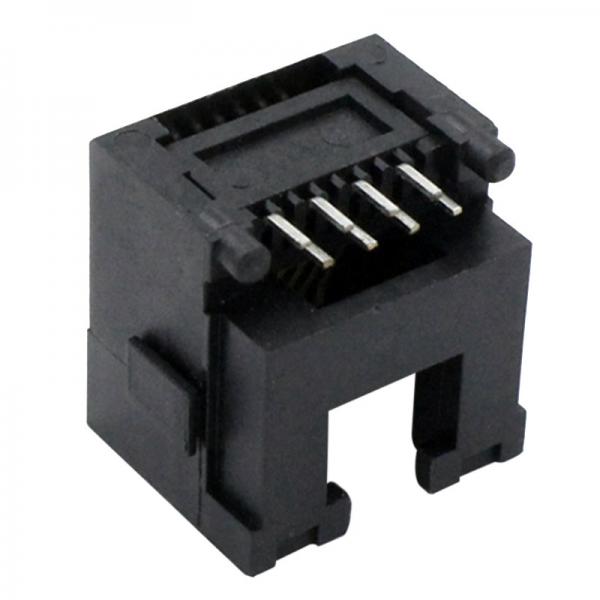 Quality Sink Plate RJ45 Modular Jack Tab Down Without Leds 8.6 Single Port 1x1 On 90 Degree for sale